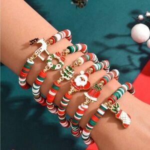 🧑‍🎄🧑‍🎄🧑‍🎄BOGOHO 🧑‍🎄🧑‍🎄🧑‍🎄Christmas Holiday Charm Bracelet Set